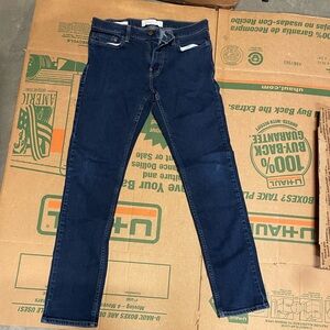 Hollister Men's Dark Blue Skinny Jeans